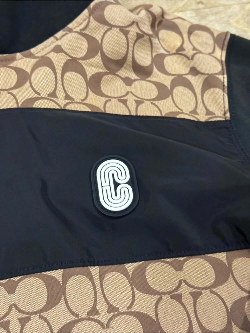 Coach Signature Hoodie Size Medium